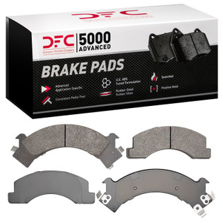 DFC 88-97 Chevrolet W3500 Gas Engine Front 5000 Advanced Semi Metallic Brake Pads