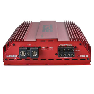 DS18 4-Channel Amp 2x 1000/4ohm Bridge 4 x 550/2ohm 4 x 300/4ohm Watts RMS Red