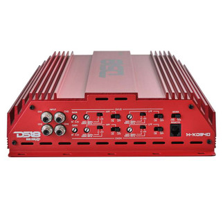 DS18 4-Channel Amp 2x 1000/4ohm Bridge 4 x 550/2ohm 4 x 300/4ohm Watts RMS Red
