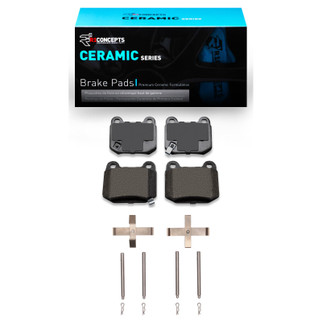 R1 2003-2025 Infiniti G35 Rear R1 Ceramic Pads & Hardware Kit