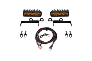 Diode Dynamics 2013-2018 Ram 1500 Ram SportExpress SS6 Max LED Kit Yellow Fog 3000K
