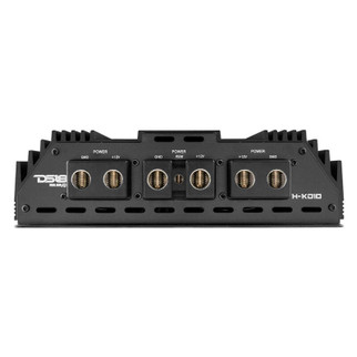 DS18 1-Chnl Amp 18000 Burst/0.67ohm 10000/1ohm 5800/2ohm 3500/4ohm Watts RMS w/ Voltmeter Black
