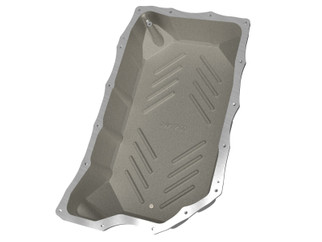 aFe 20-25 GM Diesel V8-6.6L L5P Transmission Pan w/ Machined Fins - Black