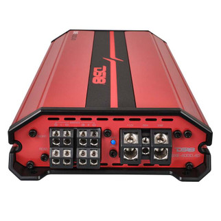DS18 4-Channel SXE Amplifier Class D 2x 750/4ohm Bridge 4 x 430/2ohm 4 x 275/4ohm Watts RMS- Red