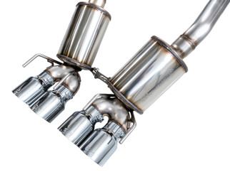 AWE Tuning C6 Chevrolet Corvette Z06/ZR1 Touring Edition Axle-Back Exhaust w/ Chrome Silver Tips