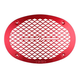 DS18 6x9in Speaker Grill Shallow- Red