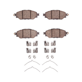DFC 16-25 Toyota Hilux (Mexico) Front 3000 Ceramic Brake Pads and Hardware Kit