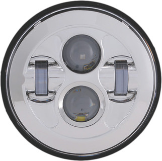 High Definition 7" Led Headlight Chrome