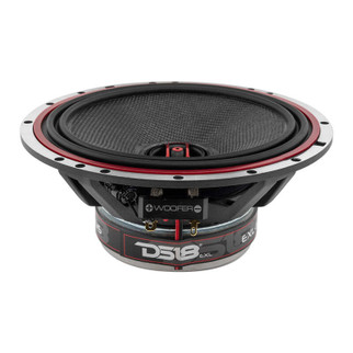 DS18 6.5in 120 Watts RMS 3 ohm 2-Way Coaxial Speakers And Component System w/ Fiberglass Cone