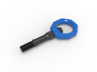 aFe CONTROL Rear Tow Hook Chevrolet Corvette (C8) 20-25 V8-6.2L- Blue