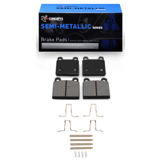 R1 1963-1976 Mercedes-Benz 220SB Front R1 Semi Met Pads & Hardware Kit