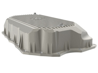 aFe GM Diesel Trucks 20-25 V8-6.6L L5P POWER Street Series Transmission Pan Raw w/ Machined Fins