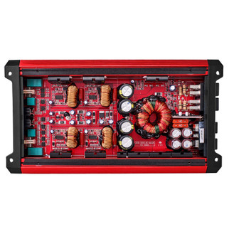 DS18 4-Channel SXE Amplifier Class D 2x 500/4ohm Bridge 4 x 320/2ohm 4 x 200/4ohm Watts RMS- Red