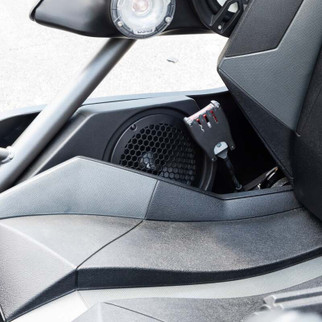 DS18 2015+ Polaris Slingshot Loaded Side Panel Enclosure w/2x PRO-SM6.2/PRO-GRILL6-MS/BK/ZXI-T1 Incl