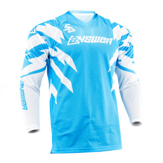 Answer 26 LE Syncron Rizz Vented Jersey Cyan/White/Black - Large