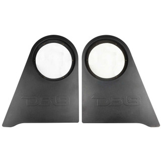 DS18 2007-18 Jeep JK/JKU Subwoofer Enclosure Fits 2x 12in Subwoofers Wheel Well Sealed Left & Right
