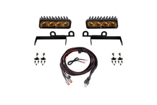 Diode Dynamics 2013-2018 Ram 1500 Ram SportExpress SS6 Sport LED Kit Yellow Driving 3000K