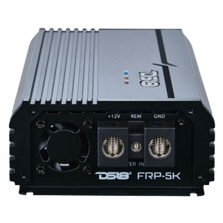 DS18 1-Channel Amp Class D Full-Range Monoblock 5000 Watts RMS/1ohm DPIV1/0 Terminals Incl Titanium