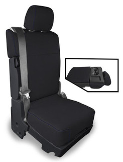 PRP 2015+ Ford F150 / 2017+ Super Duty Center Jump Seat Cover w/ Std. Console - Blue