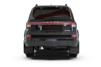 Rally Armor 24-26 Lexus GX 550 Luxury Black UR Mud Flap - Metallic Black Logo