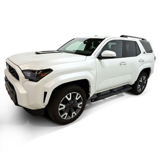 Westin 25-26 Toyota 4Runner PRO TRAXX 4 Oval Nerf Step Bars - Semi-Gloss Black