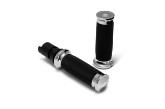 Performance Machine 24-25 Touring, 2025 Softail TBW Contour Handle Grip Set - Chrome
