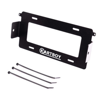 Kartboy Subaru License Plate Light Mount - Black