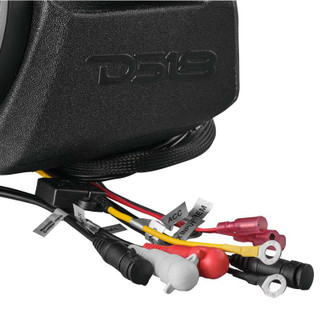 DS18 Polaris RZR Front Kick Panel Pods Loaded Enclosure 2x 6.5in Spkr Built-in Amp + Twtr Bluetooth