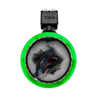 DS18 Marine And Powersports Towers Speakers Not Included 6.5in RGB LED Lights Black