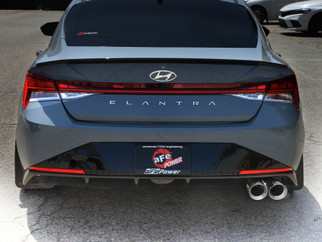 aFe Takeda Axle-Back Exhaust System Hyundai Elantra N Line 21-25 L4-1.6L- Polished Tip