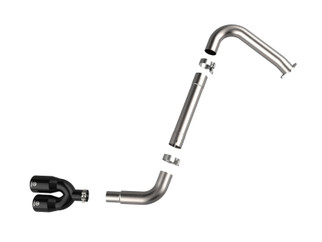 aFe Takeda Axle-Back Exhaust System Hyundai Elantra N Line 21-25 L4-1.6L- Black Tip