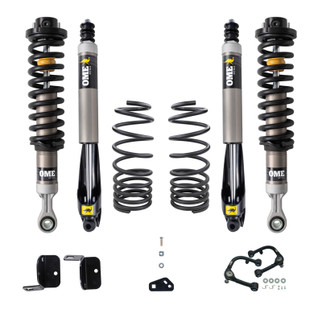 Old Man Emu offers a range of tuned and matched integrated suspension kits to ensure the right suspension is selected for how the vehicle is outfitted and the conditions it will encounter. Old Man Emu suspension systems are designed to enhance rid...