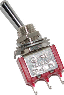 Mini High/low Beam Toggle Switch 5-amp 1/4" Hole