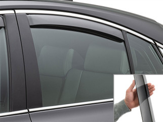 WeatherTech 18-25 Toyota Camry (Incl. 18-24 Hybrid) Rear Side Window Deflectors - Dark Tint