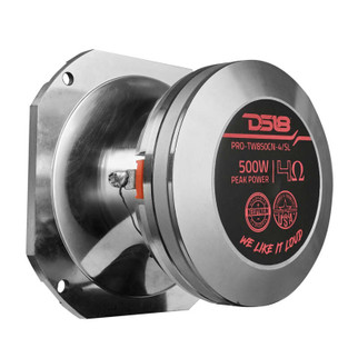 DS18 4in Super Bullet Tweeter Neodymium 250 Watts RMS 1.5in PEI Vc 4 ohm Black