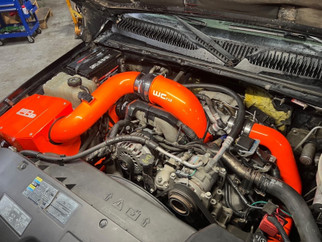 Wehrli 04.5-05 Duramax LLY 4in Stage 2 Intake Kit - Flat Black