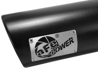 aFe MACH Force-Xp Universal Exhaust Tip 4 IN Inlet x 5 IN Outlet x 12 IN L- Black Tip