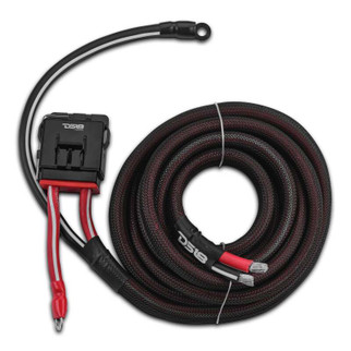 DS18 4-GA Water Resistant Fuse Holder 12 Ft of Power and Ground Wires 4 Door UTV