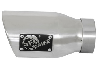 aFe MACH Force-Xp Universal Exhaust Tip 3 IN Inlet x 4-1/2 IN Outlet x 9 IN L- Polished Tip