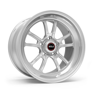 Weld S70 RT-S 18x10.5in / 5x120.65 BP / 8.2in. BS - Polished Center - Polished Shell Wheel