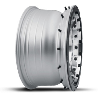 ICON Hammer Pro 17x8.5 / 5x5 / -6mm / 4.5in BS - Silver Machined