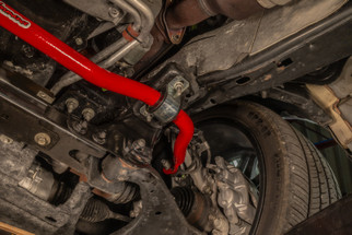 UMI Performance 21-24 Ford F-150 1 3/8in Solid Front Sway Bar - Red