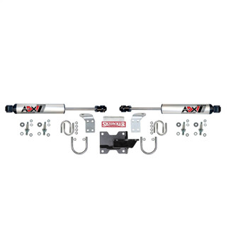 Skyjacker 07-18 jeep Wrangler JK ADX 2.0 Dual Stabilizer Kit w/ CNC Machined Polished Alum.