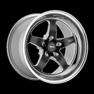 Weld S71 20x12 / 5x115mm BP / 6.8in. BS / 3.18 ID Black Wheel (High Pad) - Non-Beadlock