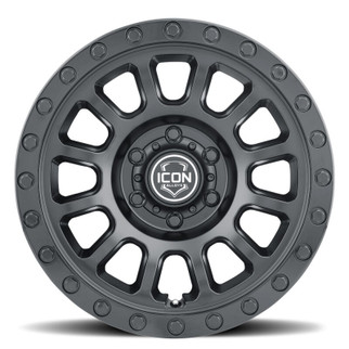 ICON Hulse 18x9 8x6.5 12mm Offset 5.5in BS Double Black