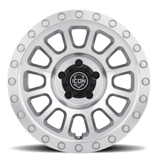 ICON Hulse 18x9 8x170 6mm Offset 5.25in BS Silver Machined