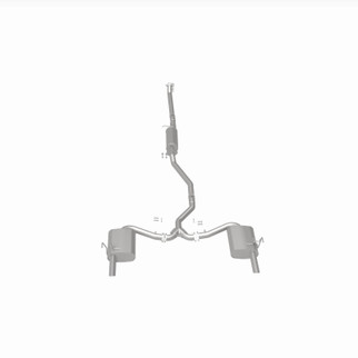 BRExhaust 16-21 Honda Civic 1.5L Direct-Fit Replacement Exhaust System