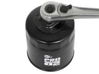 aFe ProGuard D2 Oil Filter w/ 3/8in Ratchet Drive to Remove Filter 07-11 Jeep Wrangler JK V6-3.8L