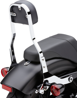 Detachable Backrest Short Chrome Softail 00-06