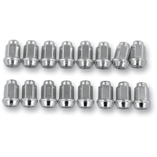 Raceline Conical Lug Nuts - 3/8in-24 - 16 Pack - Chrome